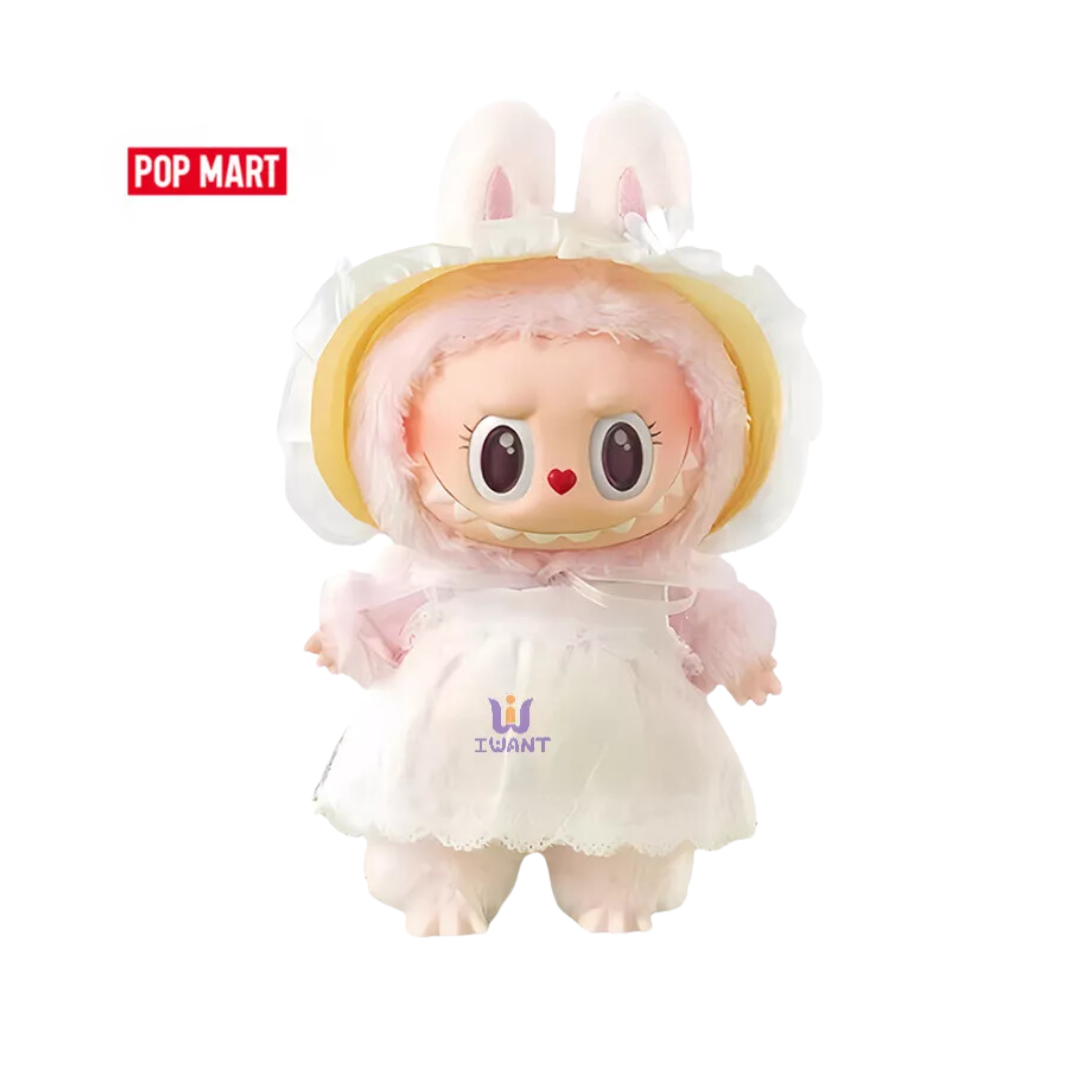 POP MART LABUBU THE MONSTERS - Mokoko Fall Into Spring Vinyl Plush Doll Pendant Keychain (Version 2)