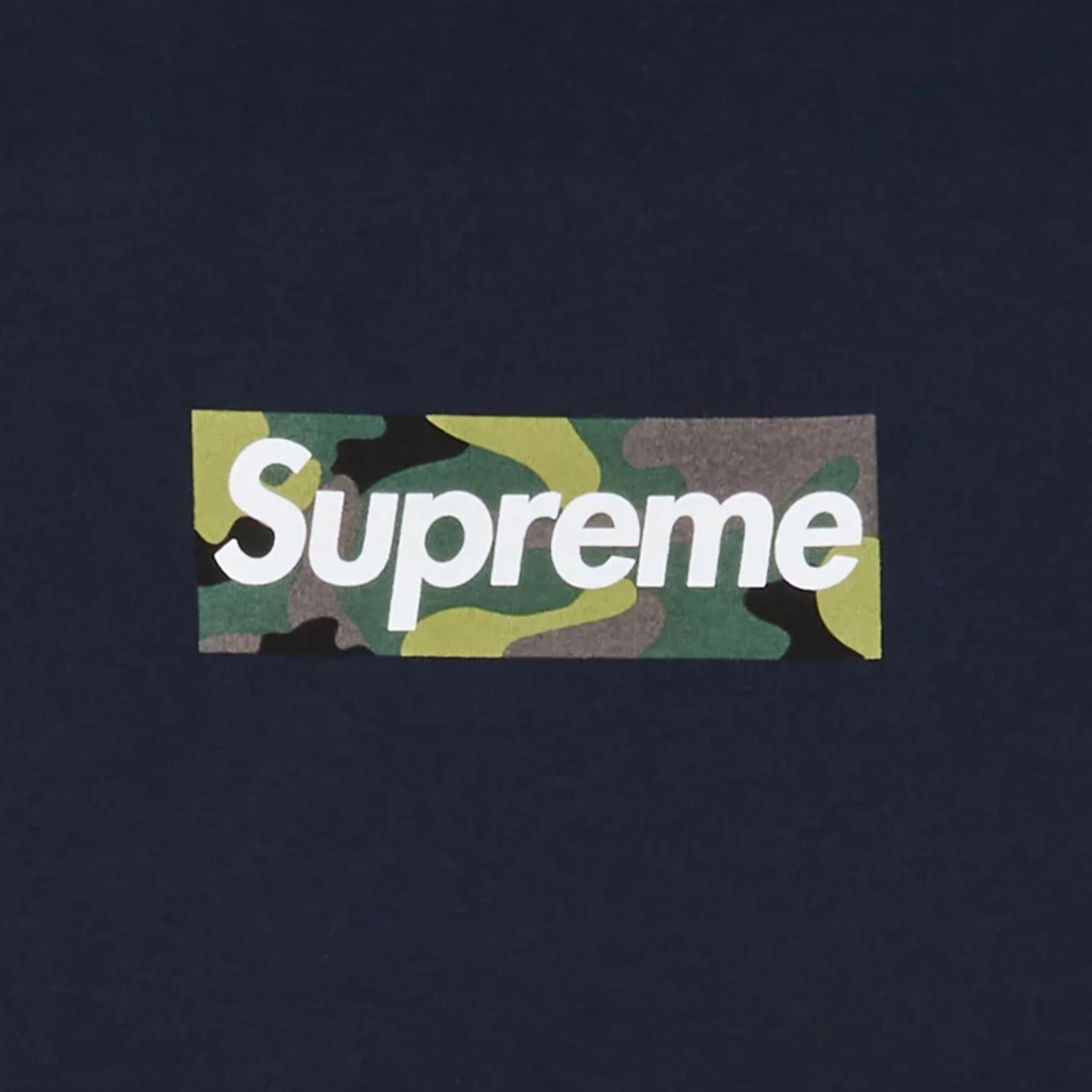 Supreme bape box logo black shop
