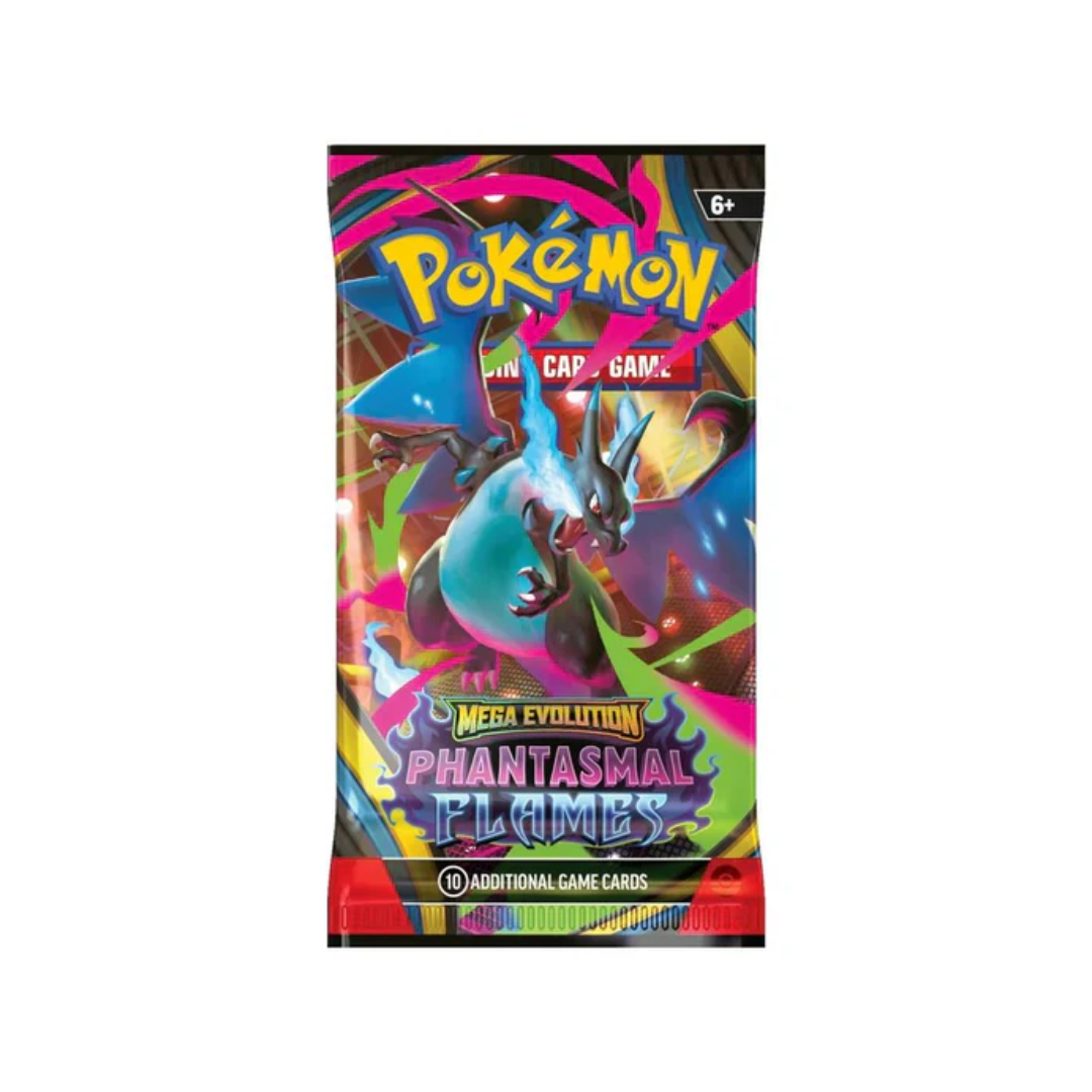 2025 Pokémon Mega Evolution Phantasmal Flames Individual Pack