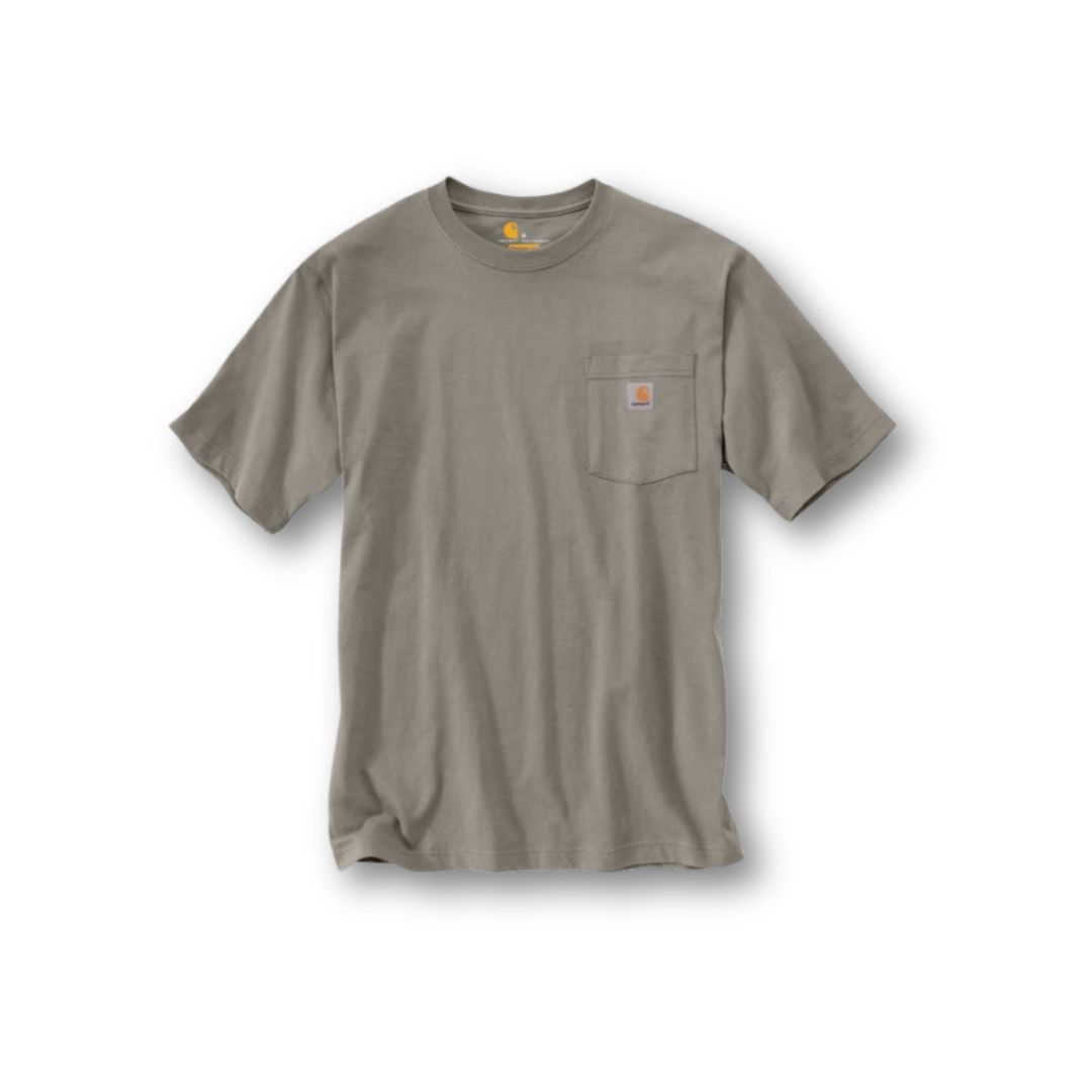 Carhartt Men's Loose Fit Heavyweight Short-Sleeve Pocket T-Shirt Desert