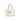Marithé François Girbaud Classic Logo Stamp Eco Bag Cream