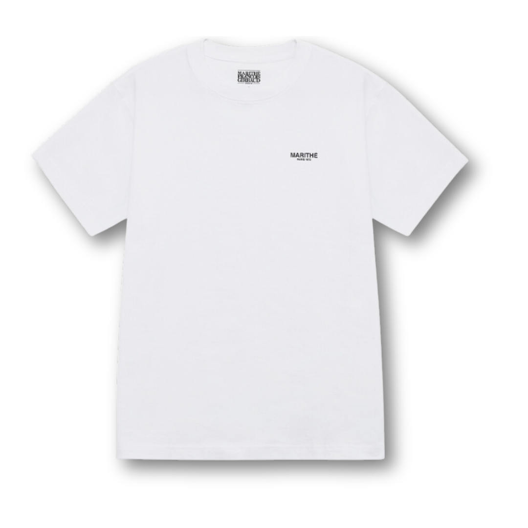 Marithé François Girbaud Small Regular Logo Tee White