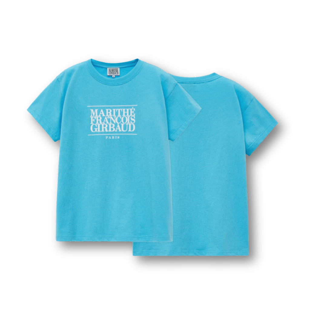 Marithé François Girbaud Classic Logo Tee Light Blue