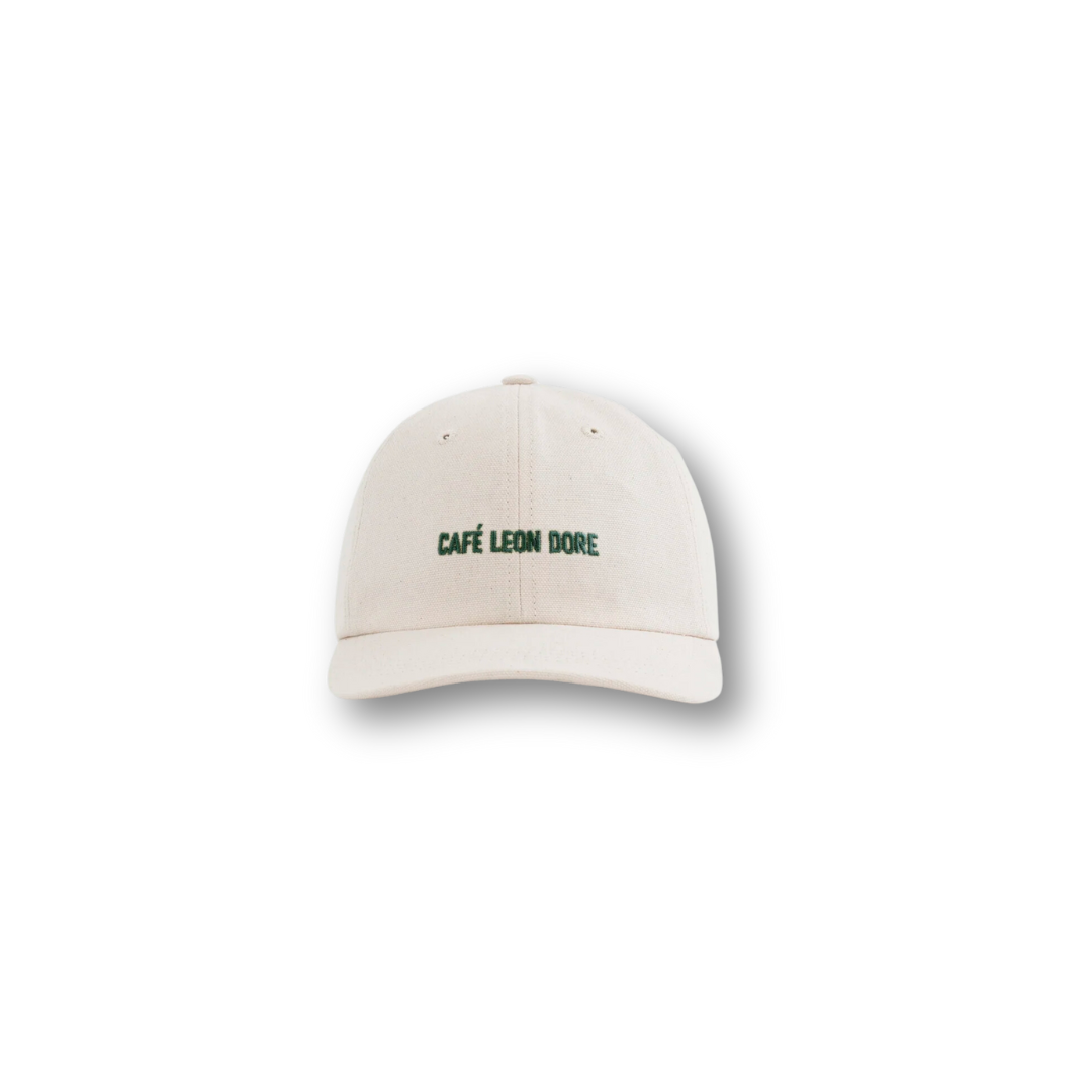 Aime Cafe Leon Dore Cotton Logo Hat Natural