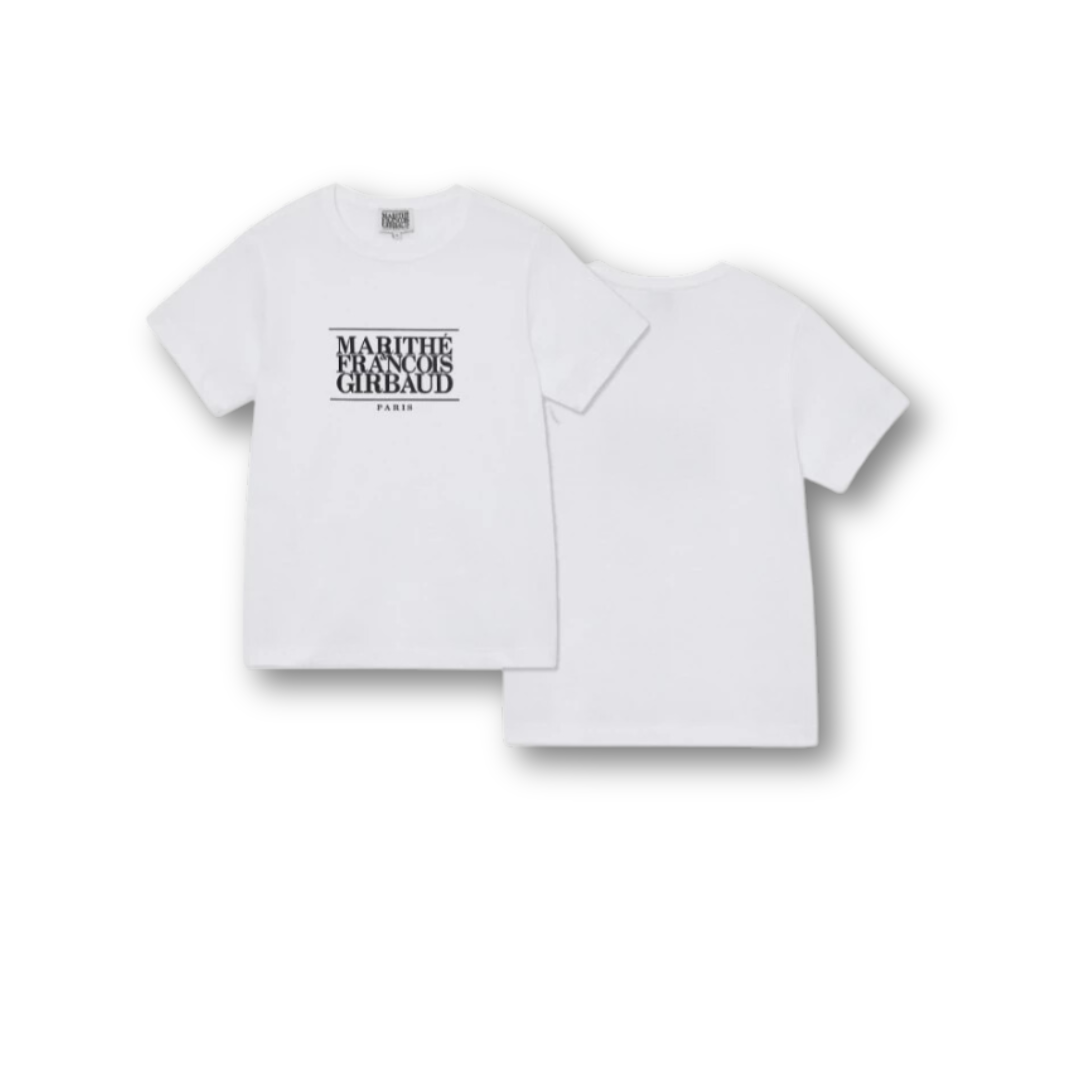 Marithé François Girbaud W Classic Logo Tee White