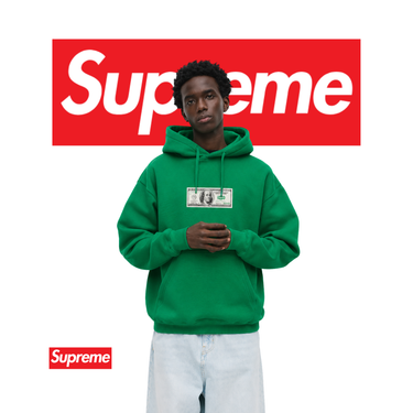Supreme Franklin Hooded Sweatshirt Light Pine