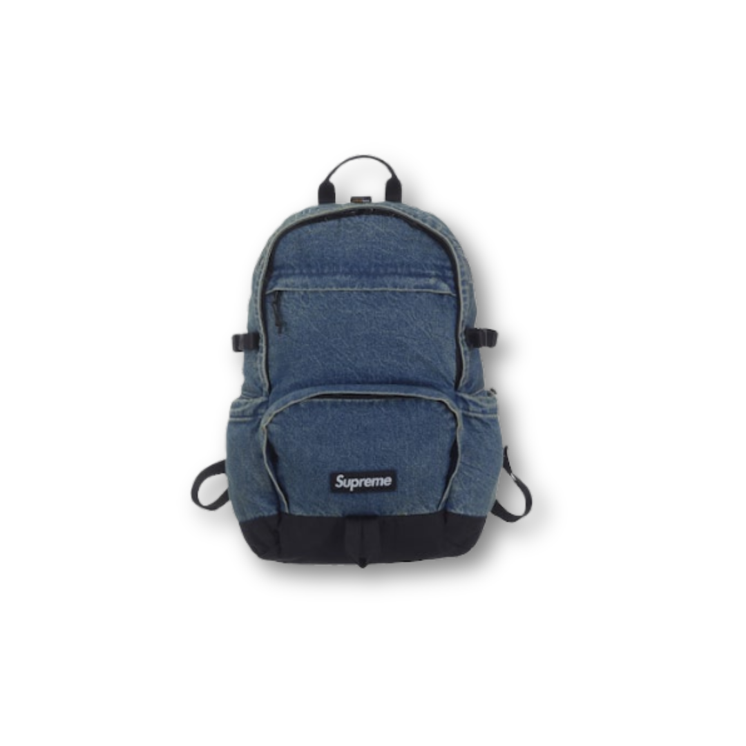 Supreme Denim Backpack Washed Indigo (FW25)