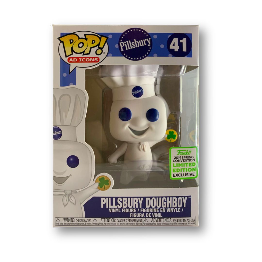 Funko Pop! Ad Icons Pillsbury Pillsbury Doughboy with Shamrock Spring Convention Figure #41
