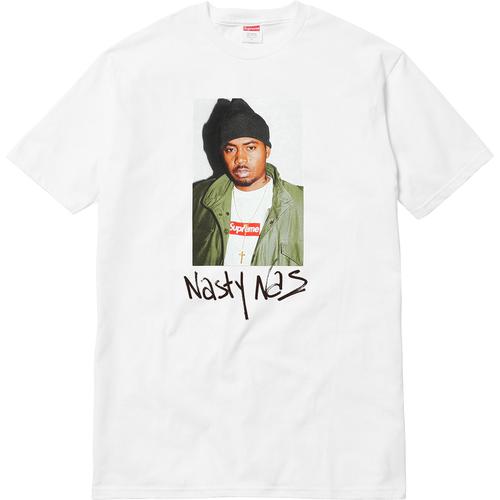 Supreme Nas Tee White