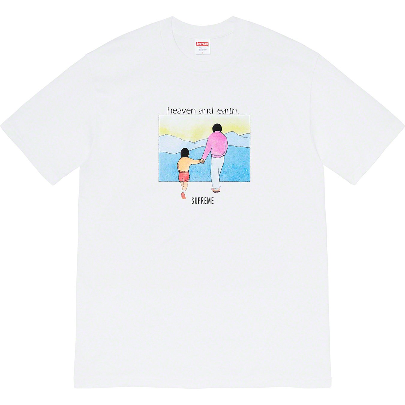 Supreme Heaven and Earth tee White