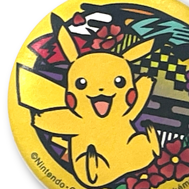 Pokémon Paper Cutout Series Washi Can Badge Pikachu 2