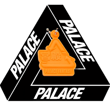 PALACE SCI-FI FANTASY TRI KEYRING ORANGE