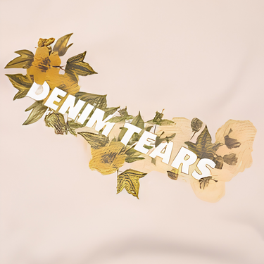 Denim Tears Cotton Floral Logo Tan