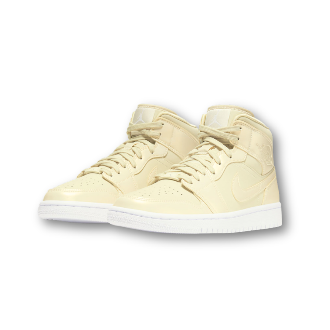 Nike Air Jordan 1 Mid Goose Feather Yellow (W)