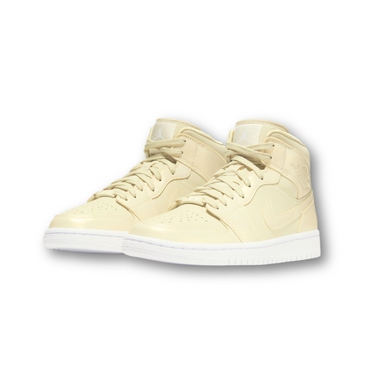 Nike Air Jordan 1 Mid Goose Feather Yellow (W)