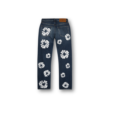 Denim Tears Straight Cotton Wreath Denim Pant Dark Wash