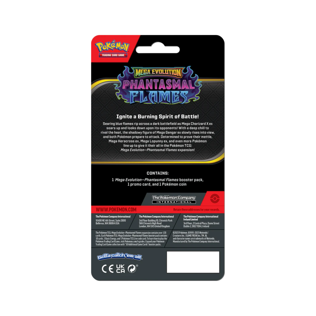 2025 Pokémon Mega Evolution Phantasmal Flames Checklane Blister Whimsicott