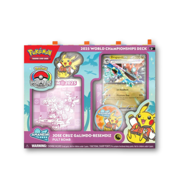 2025 Pokémon World Champion Deck Anaheim Jose Cruz Galindo-Resendiz Pult Bomb ex Box