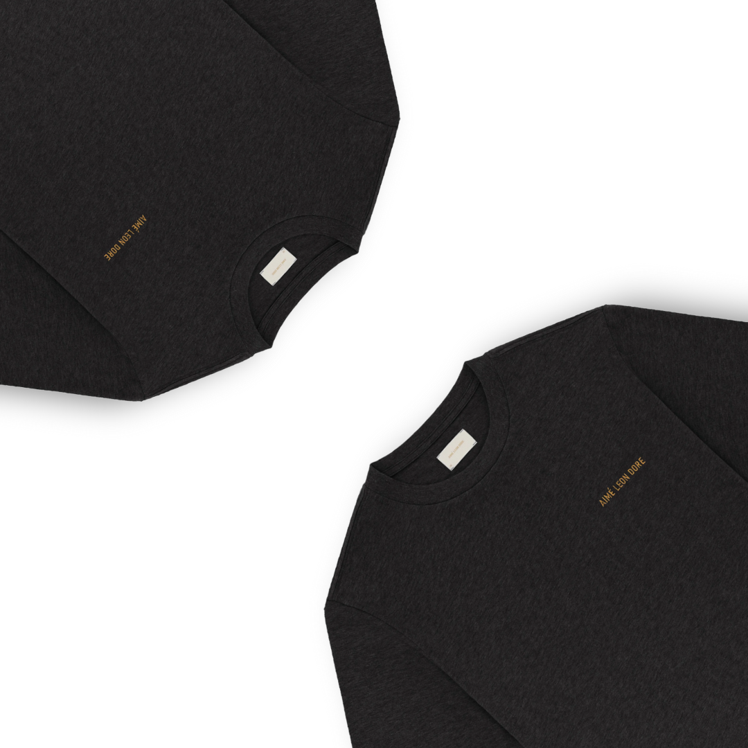 Aimé Leon Dore Melange Tee Charcoal Melange