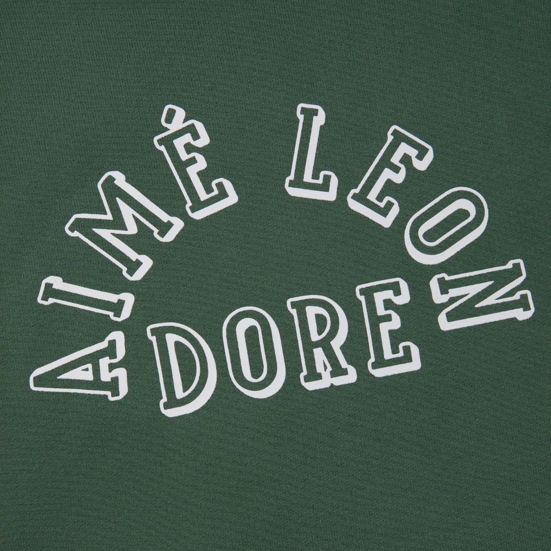 Aimé Leon Dore Collegiate Logo Hoodie Myrtle