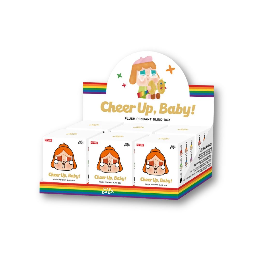 POP Mart CRYBABY CHEER UP, BABY! SERIES-Plush Pendant Blind Box *Individual