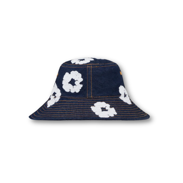 Denim Tears Denim Cotton Wreath Bucket Hat Washed Indigo