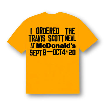 Travis Scott x CPFM 4 CJ Burger Mouth T-Shirt Gold