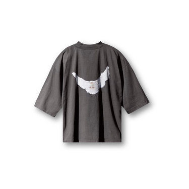 Yeezy Gap Engineered by Balenciaga Dove 3/4 Sleeve Tee Dark Grey