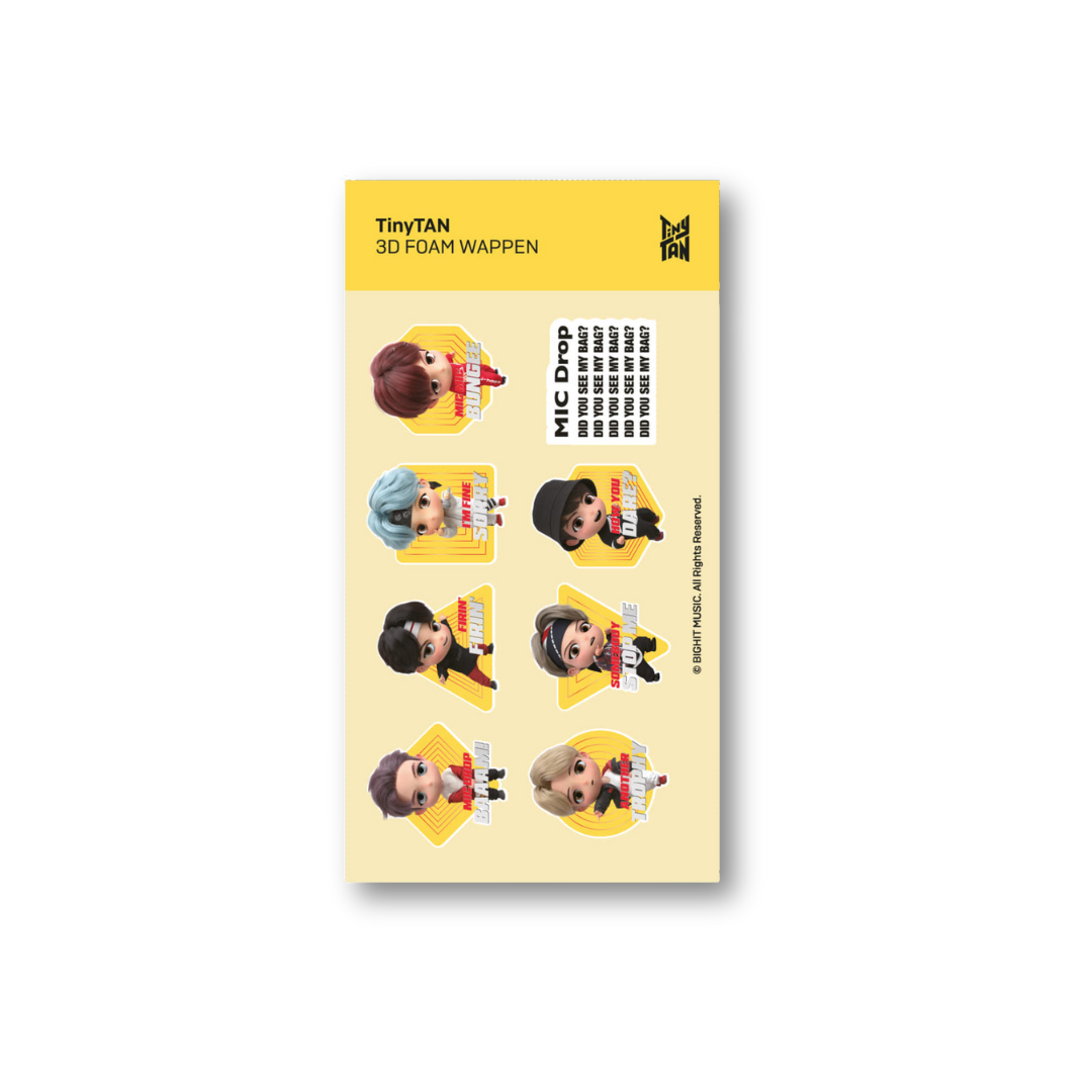 TinyTAN 3D Wappen MIC Drop