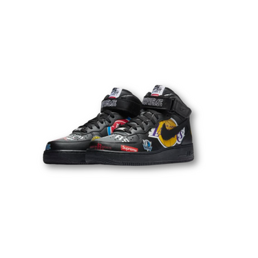 Supreme x NBA x Air Force 1 Mid 07 'Black'