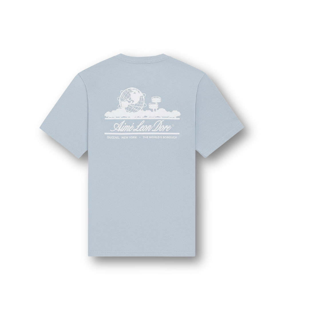 Aimé Leon Dore Unisphere Tee  Kentucky Blue