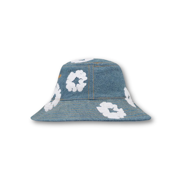 Denim Tears Denim Cotton Wreath Bucket Hat Light Wash
