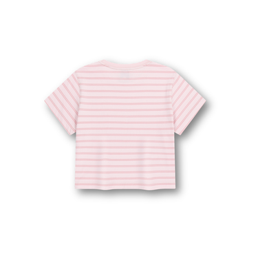 Marithé François Girbaud W Classic Logo Crop Tee Pink