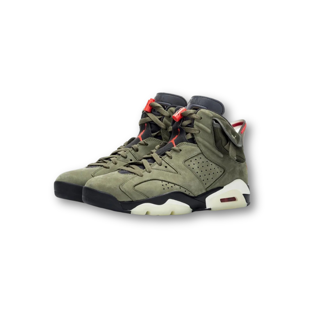 Air Jordan 6 Travis Scott Medium Olive