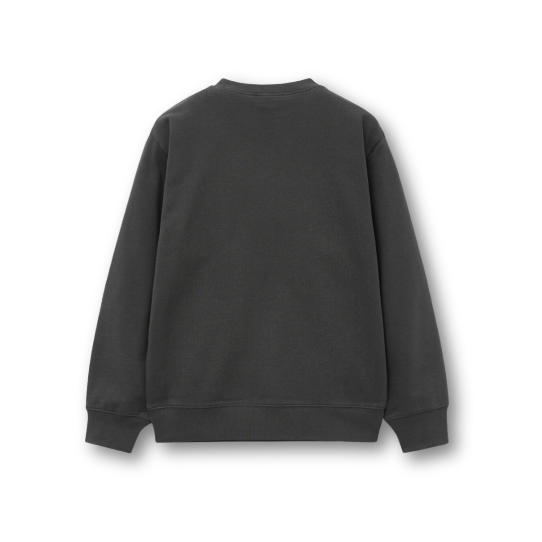 Marithé François Girbaud Regular Logo Sweater Charcoal