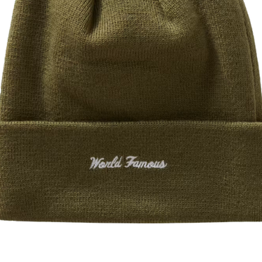 Supreme New Era Cross Box Logo Beanie Light Olive