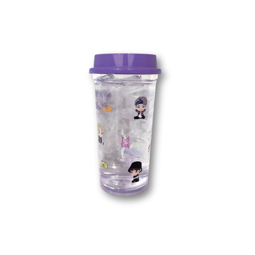 BTS X TinyTAN Clear Reusable Tumbler