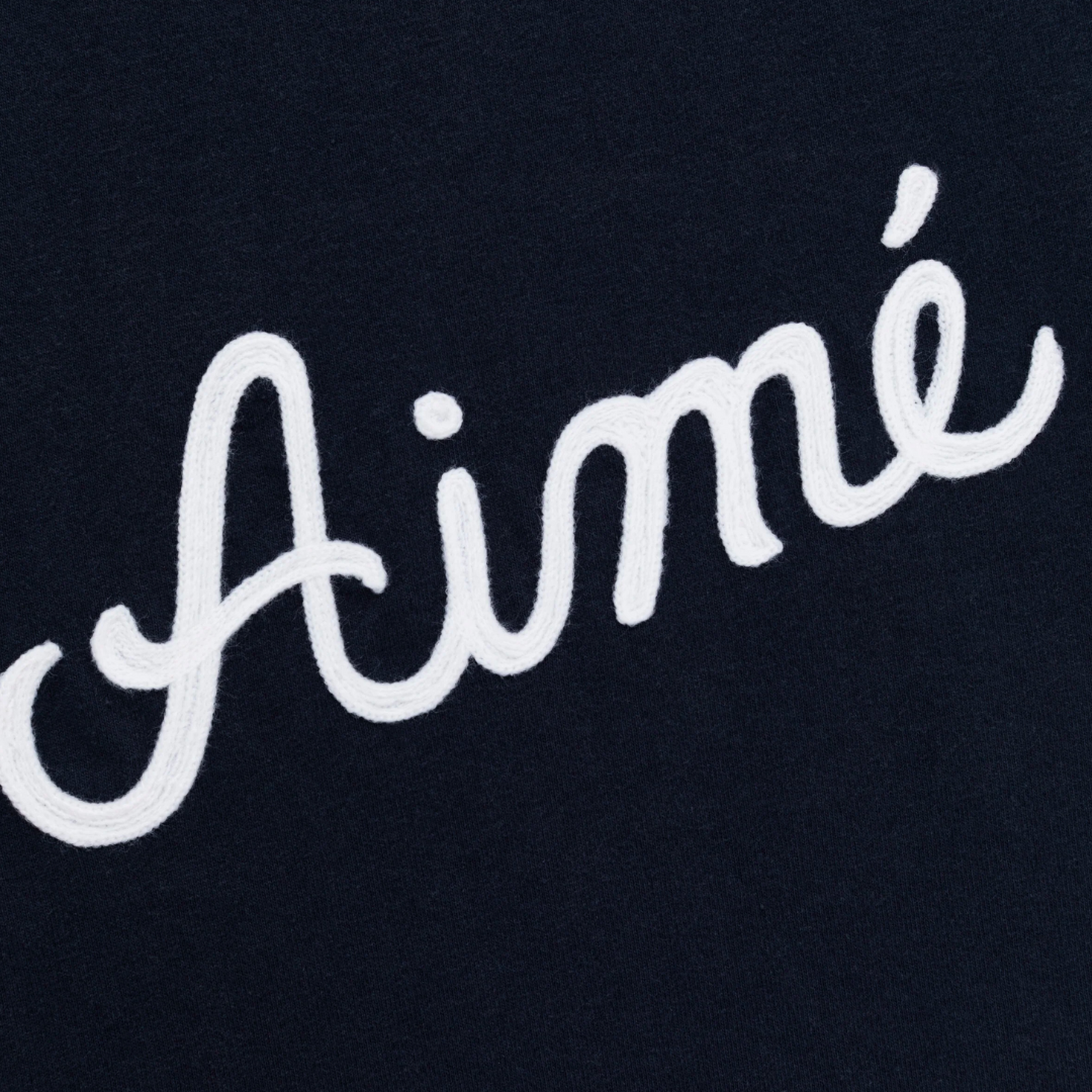 Aime Leon Dore Chain Stitch Tee Navy Blazer