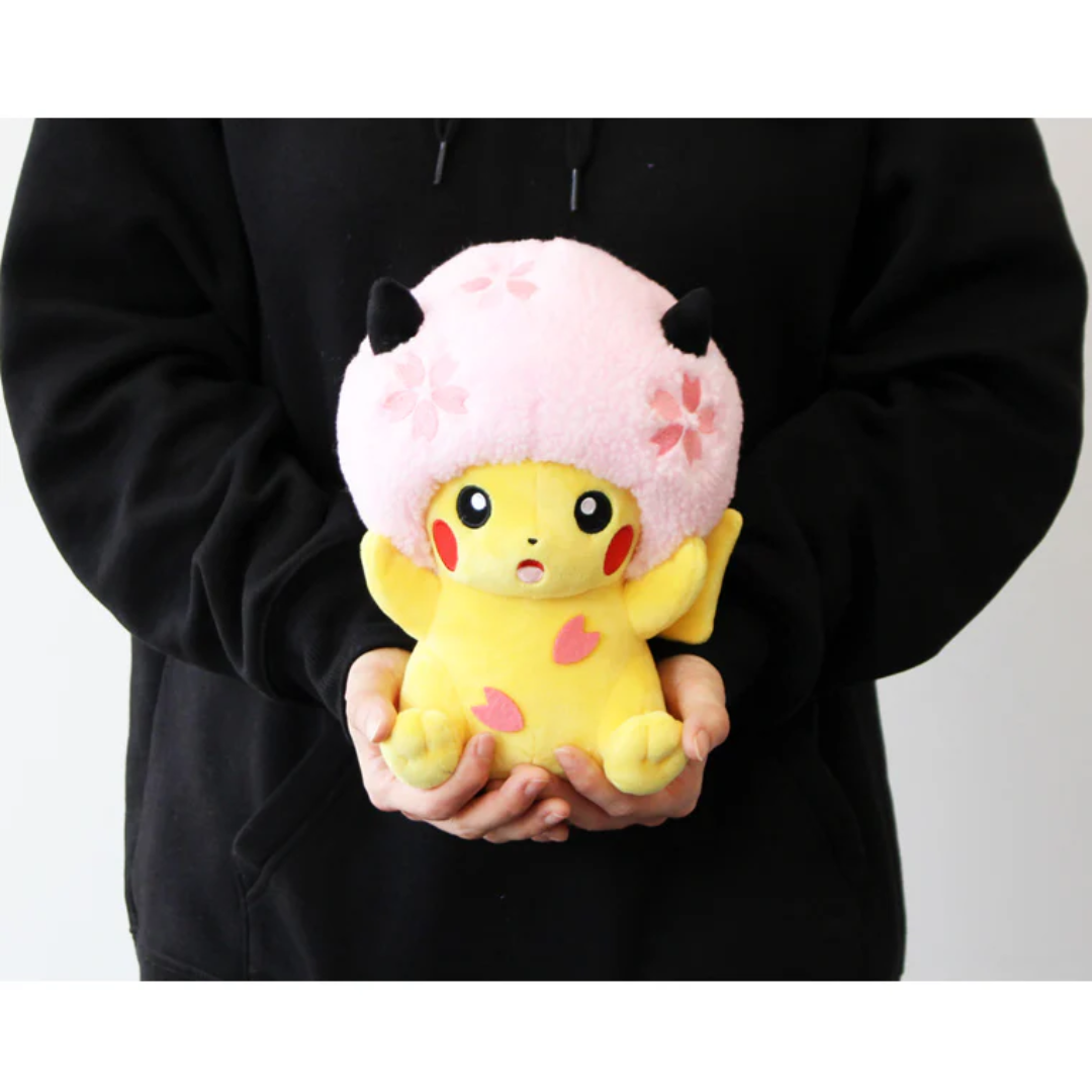 Pokémon Plush Mascot Pikachu Sakura Afro (Pokémon Center Tokyo Limited Edition)