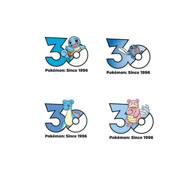 Pokemon Sticker 30th Anniversary Series