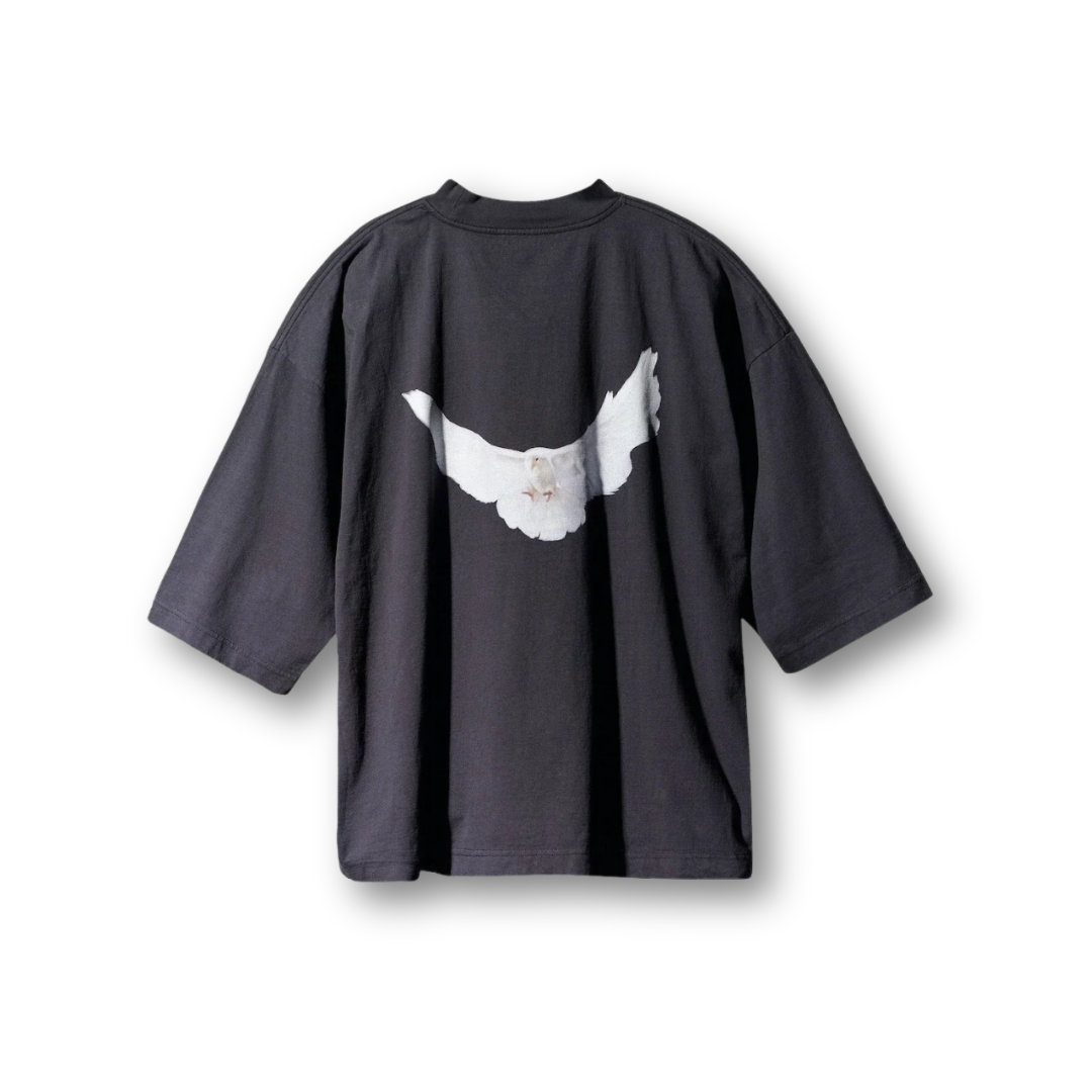 Yeezy Gap Engineered by Balenciaga Dove 3/4 Sleeve Tee Black