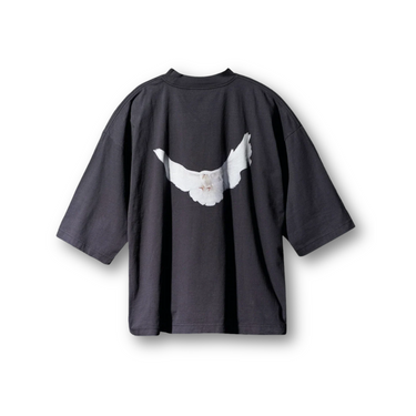 Yeezy Gap Engineered by Balenciaga Dove 3/4 Sleeve Tee Black