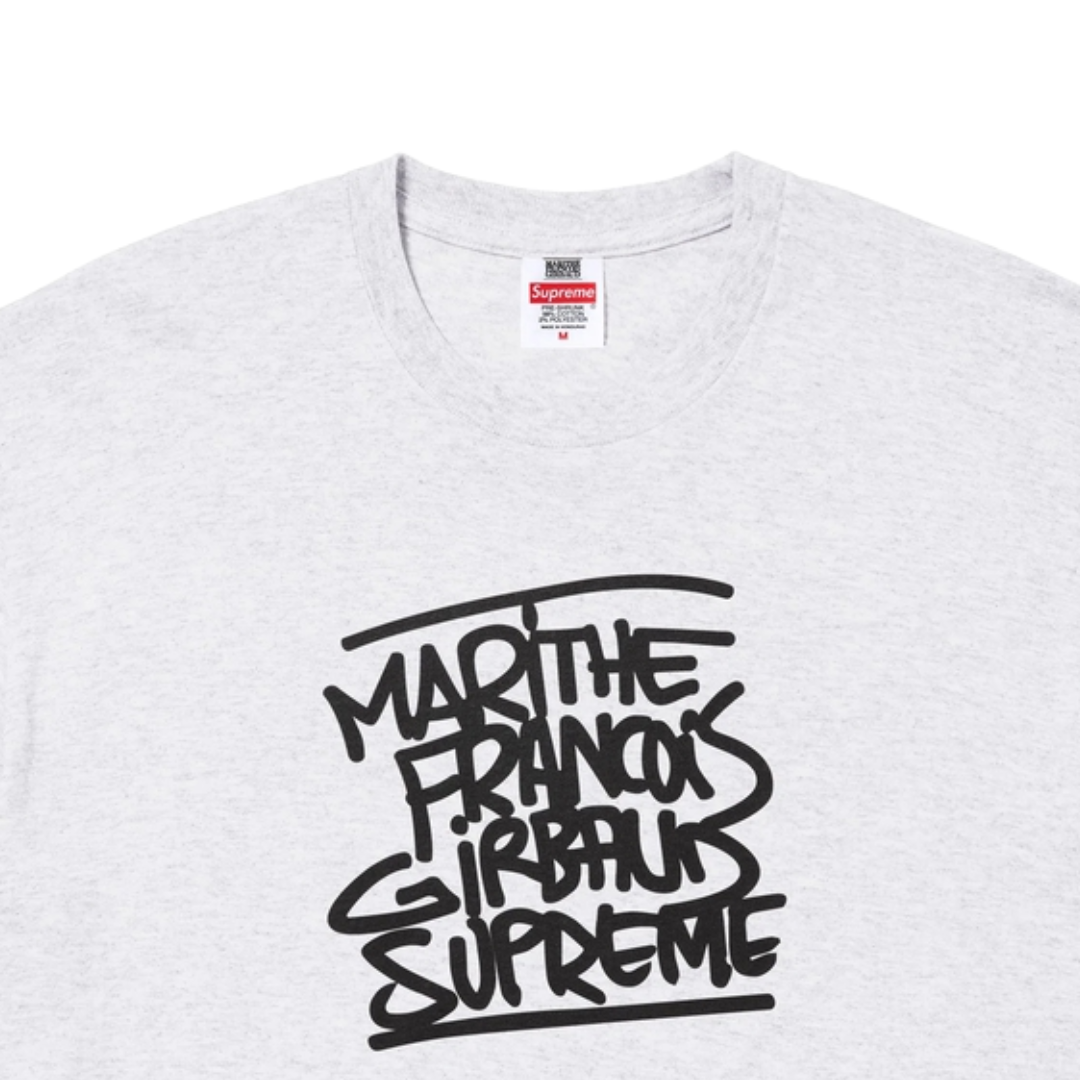 Supreme Marithé + François Girbaud Tee Ash Grey (SS25 Supreme Marithé + François Girbaud Tee Ash Grey (SS25