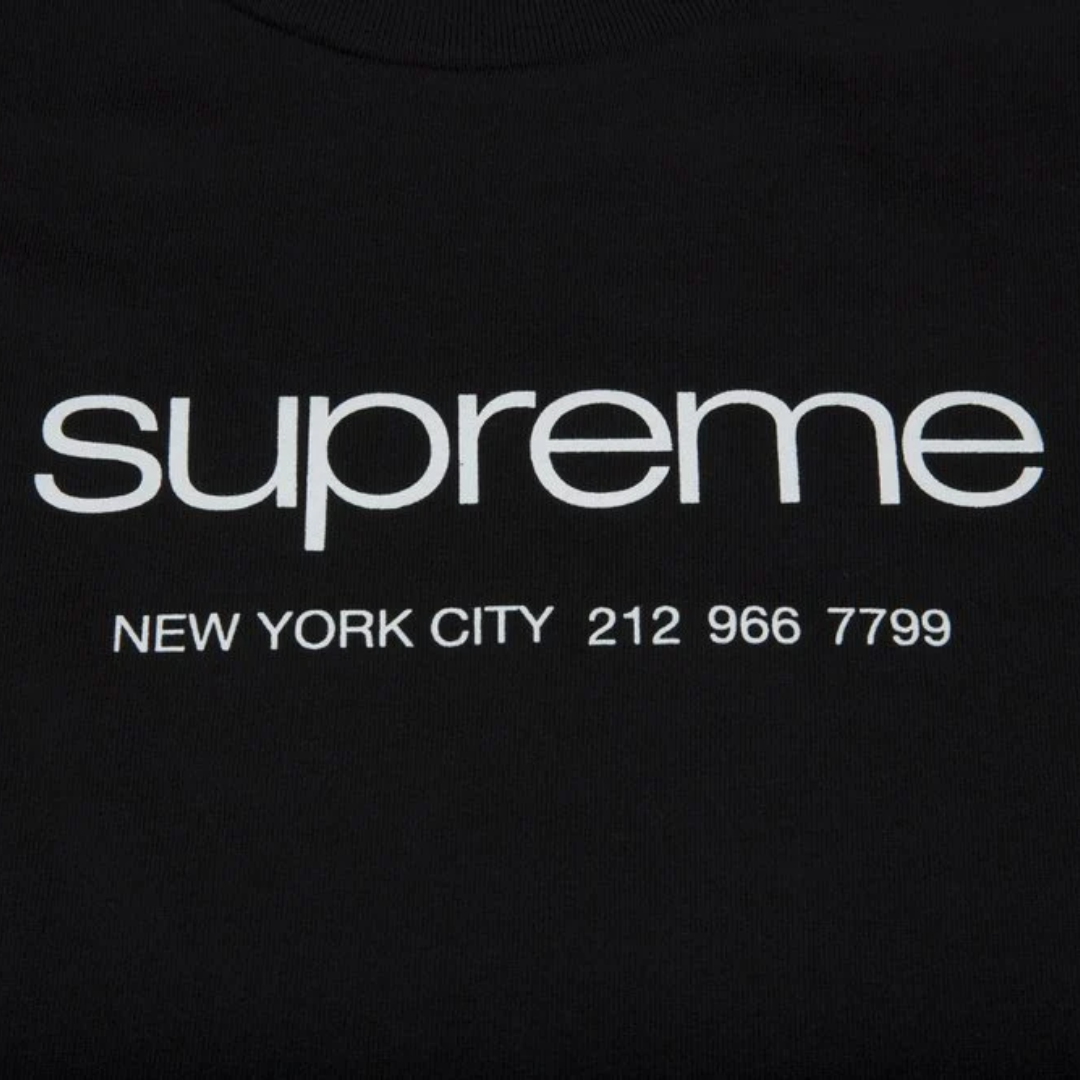 Supreme Shop Tee Black