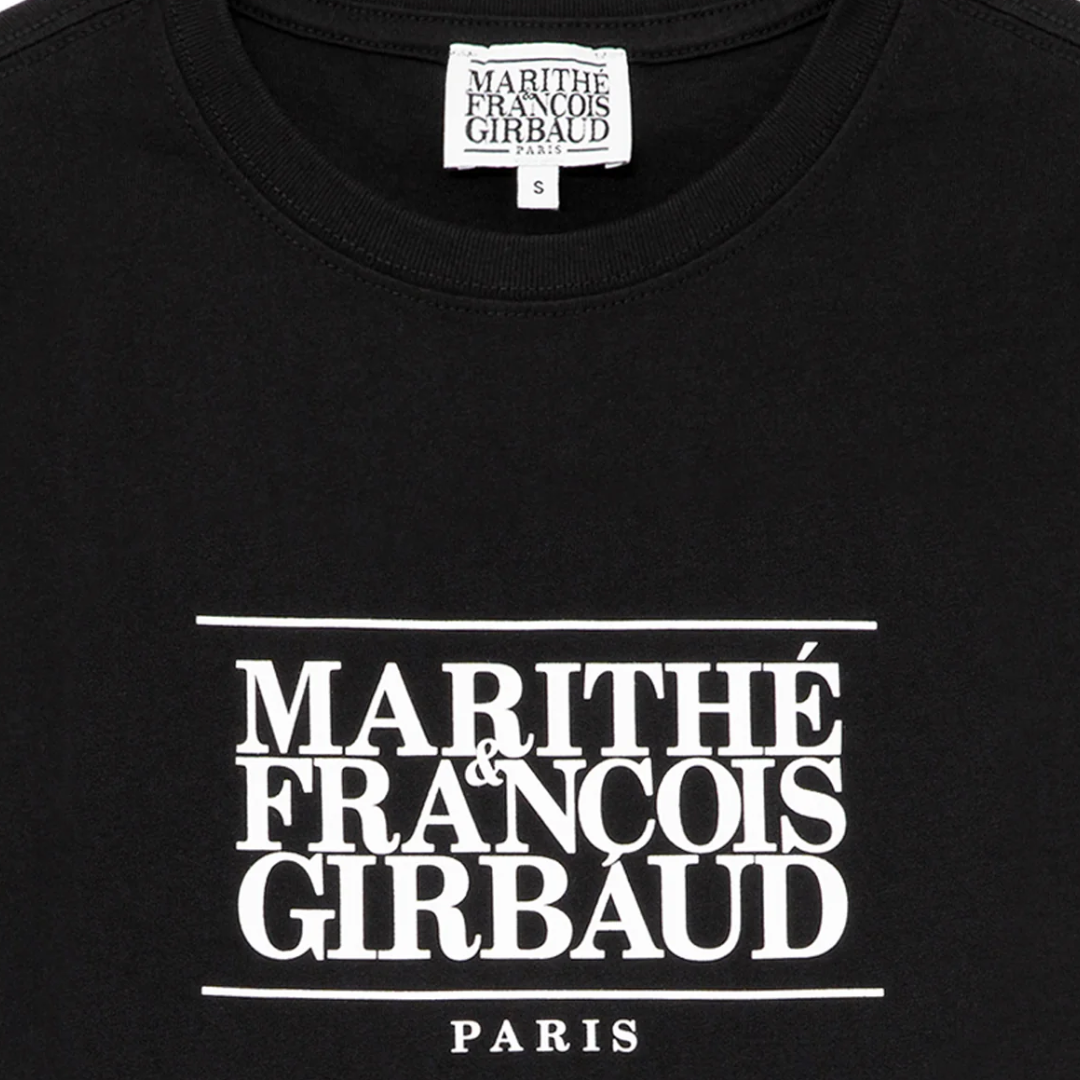 Marithé François Girbaud W Classic Logo Tee Black