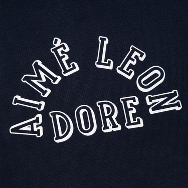Aimé Leon Dore Collegiate Logo Hoodie Navy Blazer