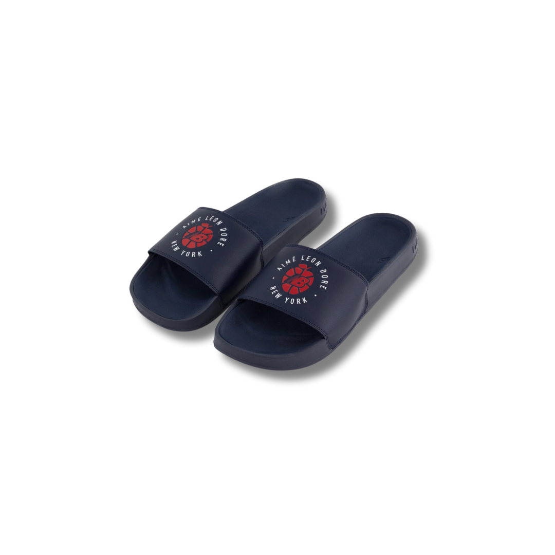 Aime Leon Dore New Balance Sonny Ny Slides Navy