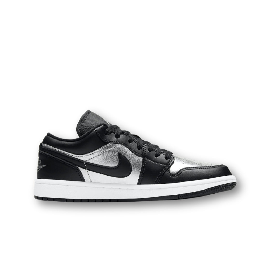 Air Jordan 1 Low SE Black Metallic Silver (W)