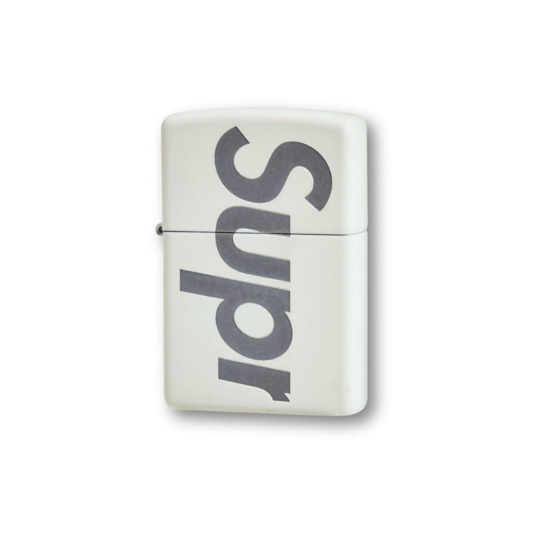 Supreme Glow In The Dark Zippo White