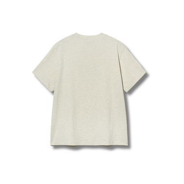 Marithé François Girbaud Classic Logo Stamp Tee Oatmeal